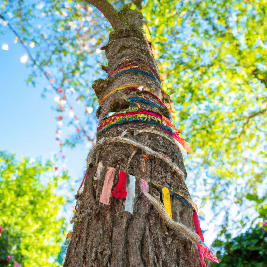 Jak ozdobić pień drzewa w ogrodzie? 